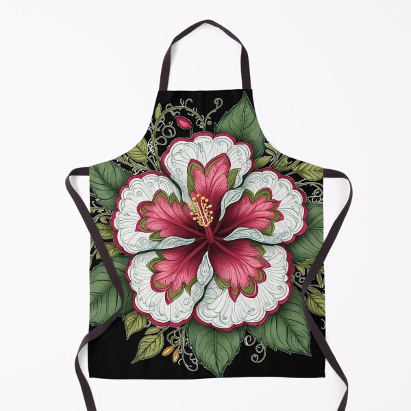 Item preview, Hibiscus Folk Embroidery Mandala Clipart Collection 32 designed and sold by PlayPlearnZone.