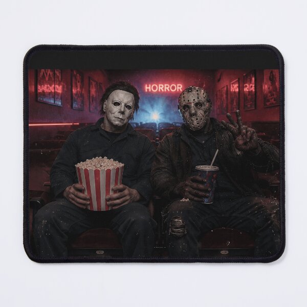 Item preview, Michael Myers Tshirts And Jason Voorhees Sitting At The Cinema designed and sold by Hydlaaksmndriss.