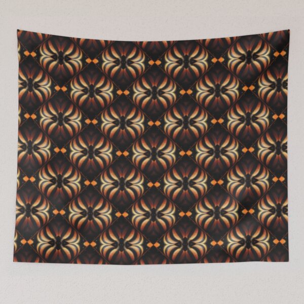 Item preview, Pumpkin Diamond Pattern designed and sold by Shy Fractal Designs.