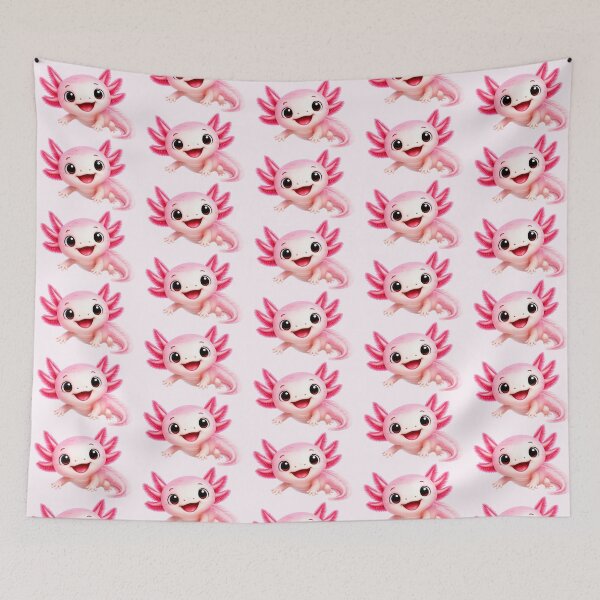 Item preview, Cute Pink Axolotl designed and sold by BackgroundND.