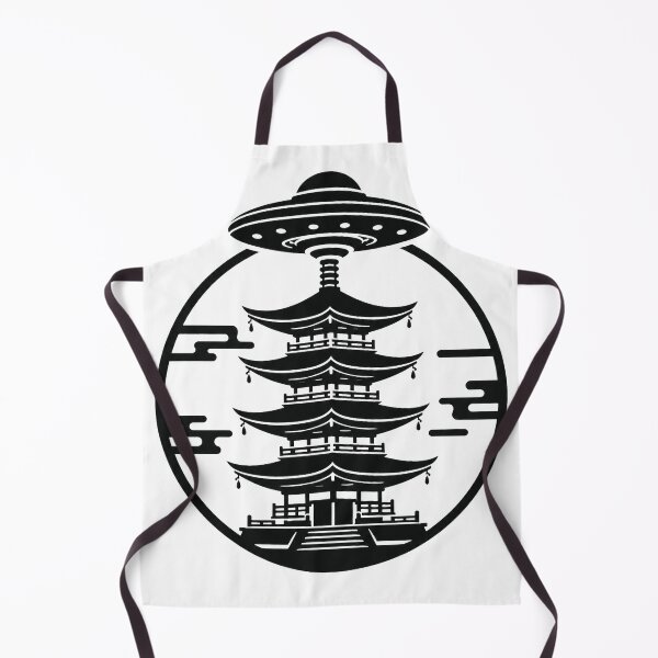 Item preview, Ancient Contact Temple – Japanese UFO Monogram Design designed and sold by Handcan.
