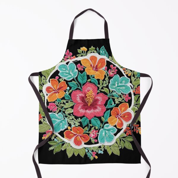 Item preview, Hibiscus Folk Embroidery Mandala Clipart Collection 40 designed and sold by PlayPlearnZone.
