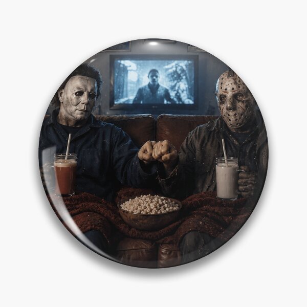 Item preview, Michael Myers Tshirts And Jason Voorhees Slasher Movie Night designed and sold by Hydlaaksmndriss.