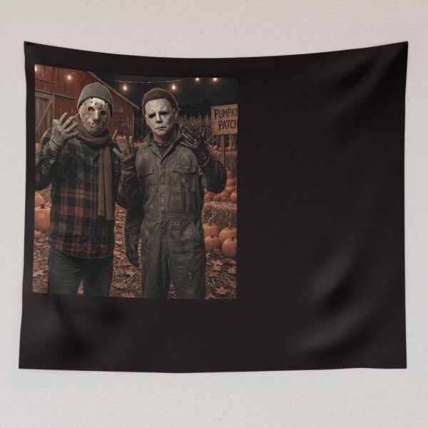 Item preview, Michael Myers Tshirts And Jason Voorhees Halloween Slasher Night designed and sold by Hydlaaksmndriss.