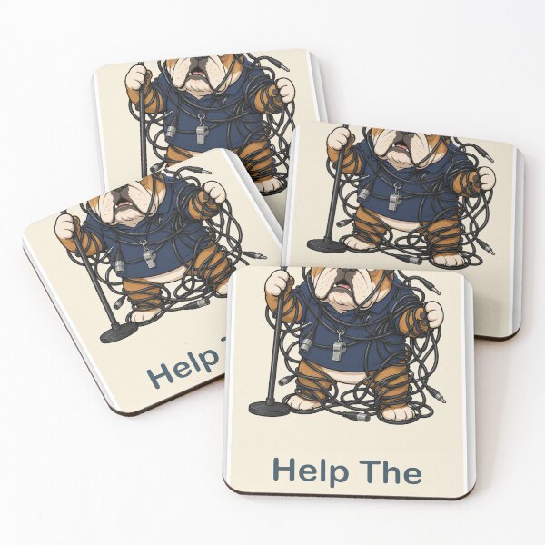 Item preview, Band Director Bulldog "Help The Pit" Funny Front Ensemble Marching Band designed and sold by Emma's Studio.