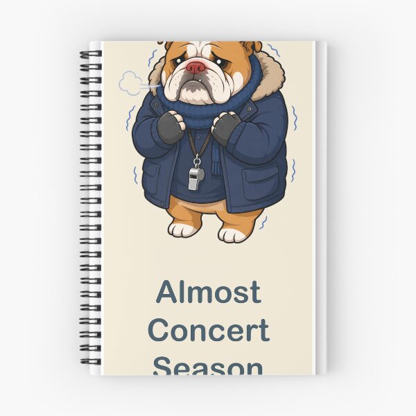 Item preview, Band Director Bulldog "Almost Concert Season" Funny Late Season Marching Band designed and sold by Emma's Studio.