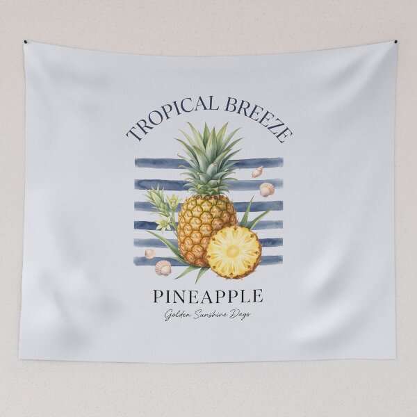 Item preview, Tropical Breeze – Pineapple Tropical Design designed and sold by Sea Gem.