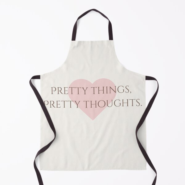 Item preview, Pretty Things Pretty Thoughts | Pastel Pink Heart Typography designed and sold by Sparkle First Co..