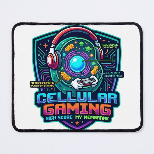 Item preview, Cellular Gaming High Score Biological Gamer Funny Science Tee designed and sold by SivaStudios.