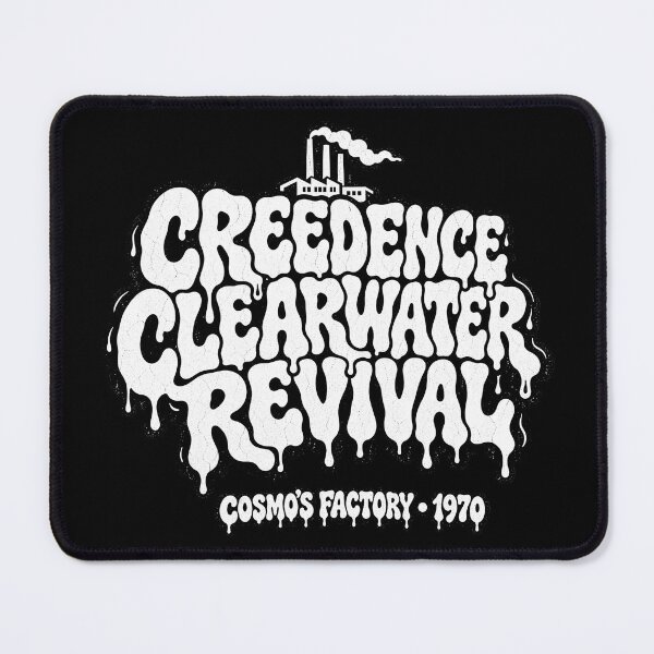 Item preview, CCR Cosmos Factory 1970 Slime Font Swamp Rock designed and sold by JMS-Artvintage.