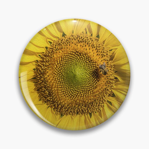 Item preview, Sunflower with a bumblebee designed and sold by yuretzius.