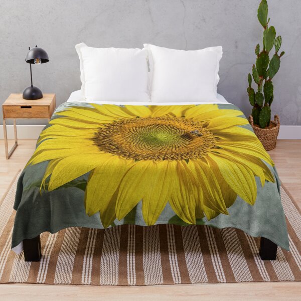 Item preview, Sunflower with a bumblebee designed and sold by yuretzius.