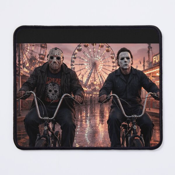 Item preview, Michael Myers Tshirts And Jason Voorhees Slasher Bike Ride designed and sold by Hydlaaksmndriss.
