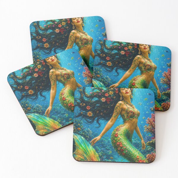 Item preview, Mermaid Frida designed and sold by reggiemercedes.