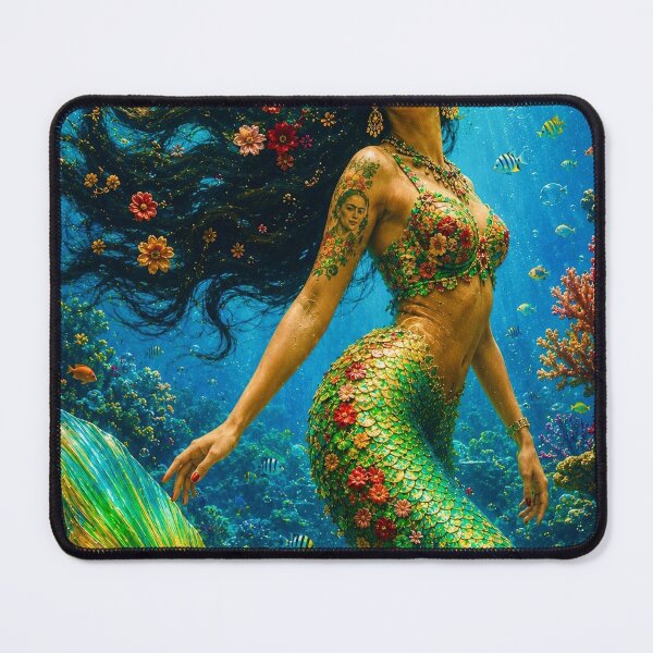 Item preview, Mermaid Frida designed and sold by reggiemercedes.