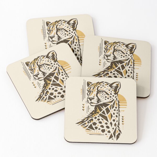 Item preview, Modern Big Cat Wildlife Graphic Cheetah designed and sold by JonelCrafts.