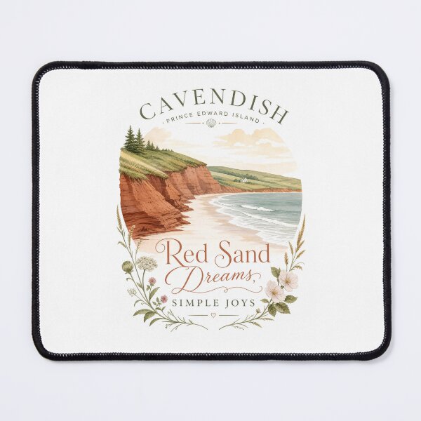 Item preview, Cavendish PEI Dreamy Rural Nostalgia – Red Sand Dreams Simple Joys – Anne of Green Gables Art designed and sold by bobscraze.