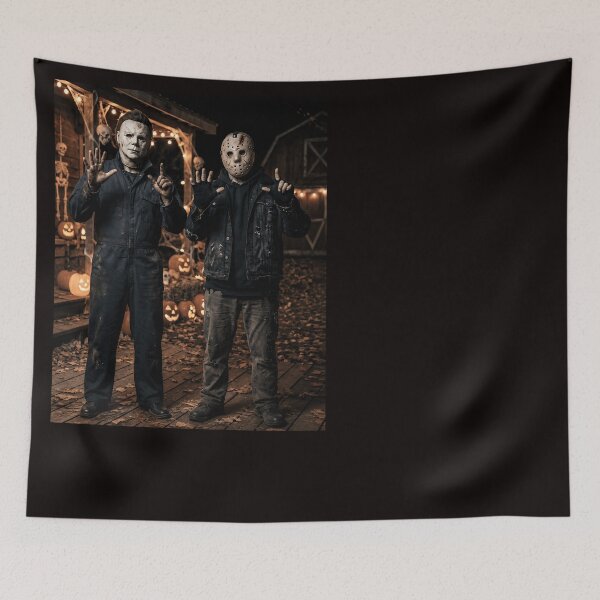 Item preview, Michael Myers Tshirts And Jason Voorhees Slasher Icon designed and sold by Hydlaaksmndriss.