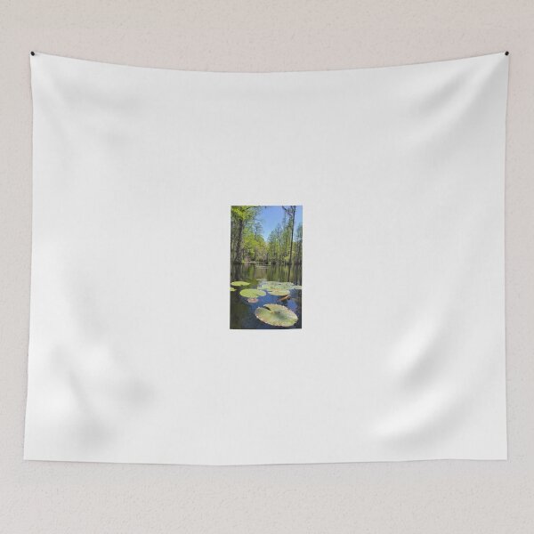 Item preview, Close-up Lily Pads on Dark Water designed and sold by TDLimited.