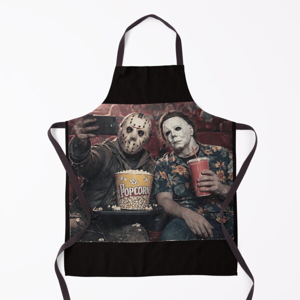 Item preview, Michael Myers Tshirts And Jason Voorhees Sitting Together At The Cinema designed and sold by Hydlaaksmndriss.