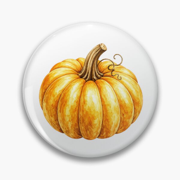 Item preview, Golden Harvest Pumpkin Clipart | Watercolor Botanical Pumpkin | Autumn Harvest Art designed and sold by Nolmo.