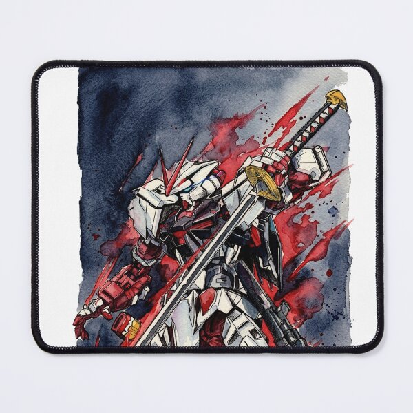 Item preview, astray gundam red frame vector ink gundam seed illustration watercolour traditional draw designed and sold by sabartgunpla.