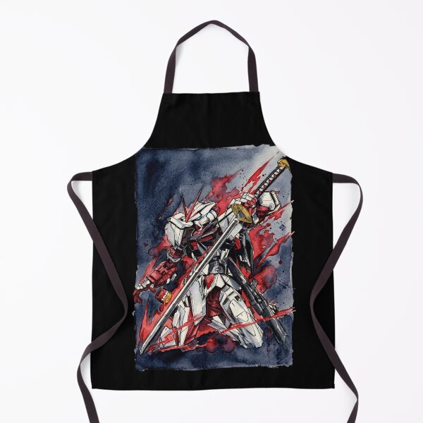 Item preview, astray gundam red frame vector ink gundam seed illustration watercolour traditional draw designed and sold by sabartgunpla.