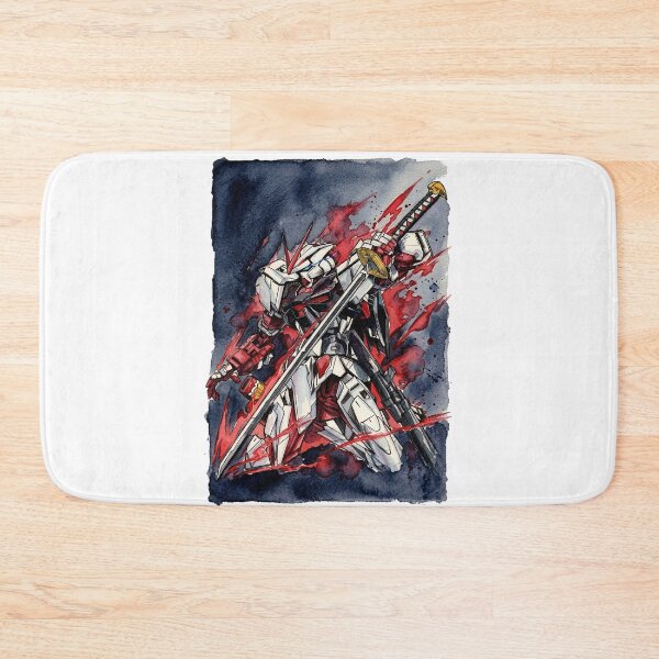 Item preview, astray gundam red frame vector ink gundam seed illustration watercolour traditional draw  designed and sold by sabartgunpla.