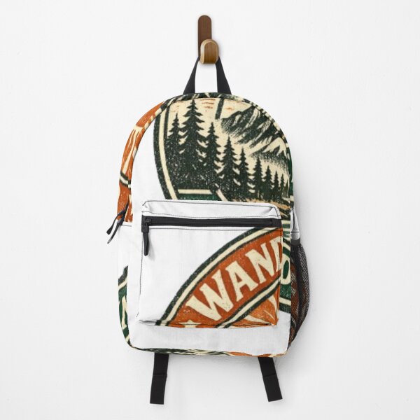 Item preview, Wander Often Wonder Always Retro Outdoor Mountain Design designed and sold by DesignEpic22.