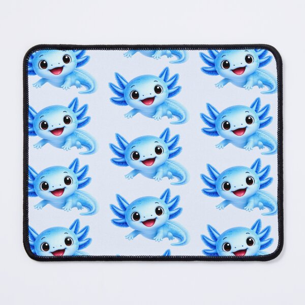 Item preview, Cute Blue Axolotl designed and sold by BackgroundND.