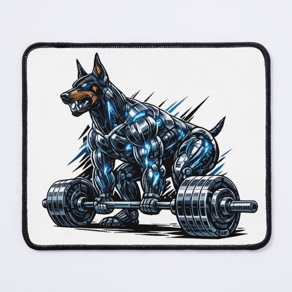 Item preview, Workout Cybernetic Doberman Deadlift designed and sold by teemix.