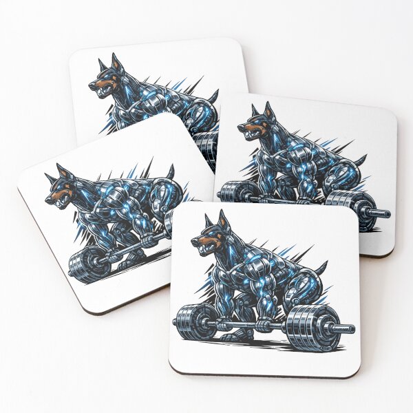 Item preview, Workout Cybernetic Doberman Deadlift designed and sold by teemix.