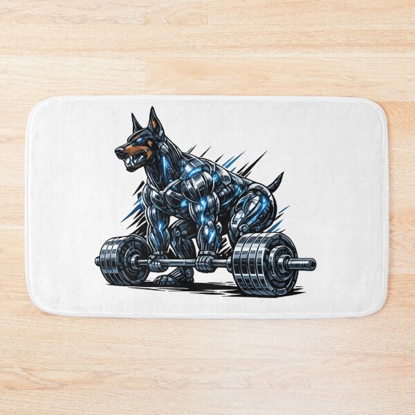 Item preview, Workout Cybernetic Doberman Deadlift designed and sold by teemix.