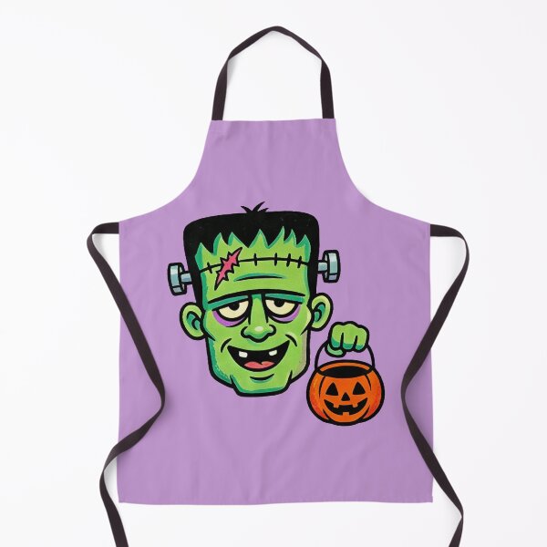 Item preview, Green Frankenstein Monster Pumpkin Bucket Trick or Treat Graphic designed and sold by BKSARYLIFE.