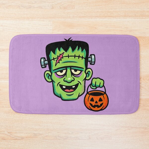 Item preview, Green Frankenstein Monster Pumpkin Bucket Trick or Treat Graphic designed and sold by BKSARYLIFE.