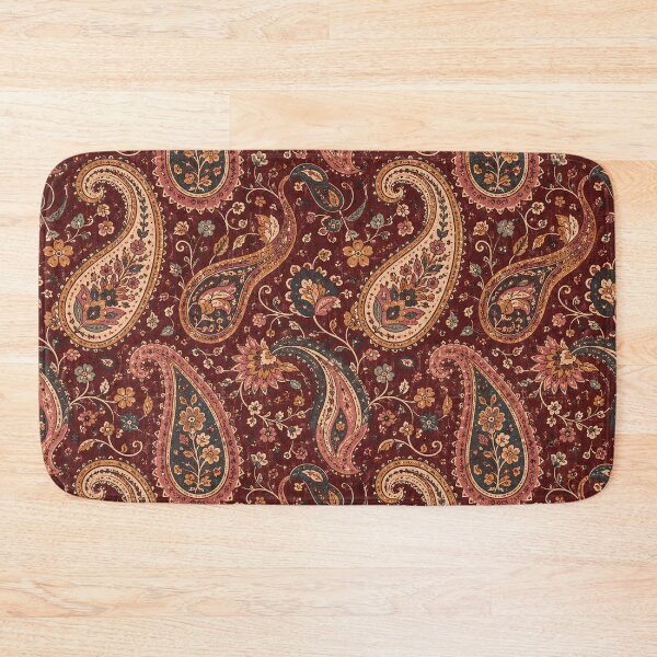 Item preview, Vintage Paisley Floral Pattern Boho Retro Textile Print Design designed and sold by TM DESIGNS AND MORE.