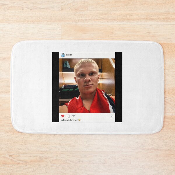 Item preview, Erling Haaland Well Well Well Meme Sticker designed and sold by SilverlakeLove.