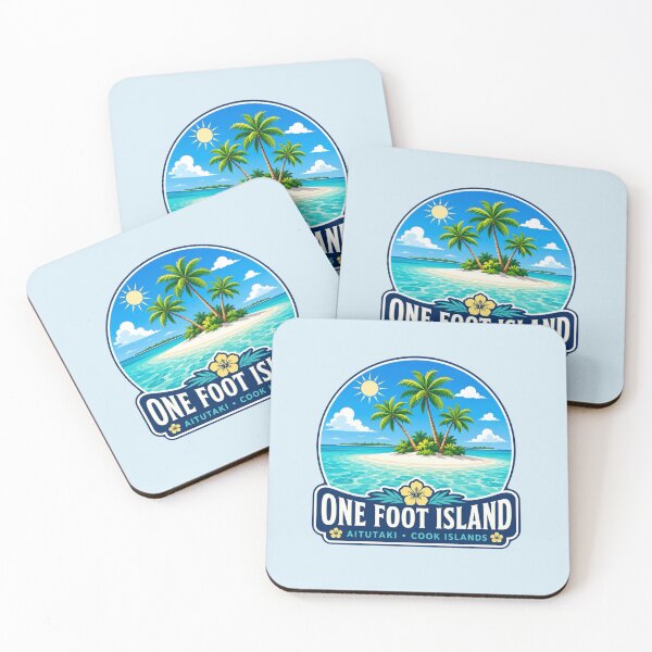 Item preview, One Foot Island, Aitutaki, Cook Islands designed and sold by Myra365Art.