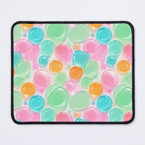 Item preview, Colorful Gel Bubble Pattern Pastel Y2K Candy Blob Print Design designed and sold by TM DESIGNS AND MORE.