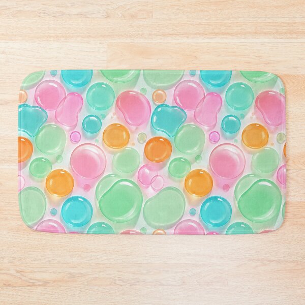 Item preview, Colorful Gel Bubble Pattern Pastel Y2K Candy Blob Print Design designed and sold by TM DESIGNS AND MORE.