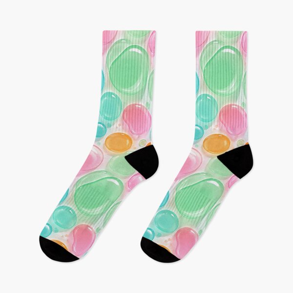 Item preview, Colorful Gel Bubble Pattern Pastel Y2K Candy Blob Print Design designed and sold by TM DESIGNS AND MORE.