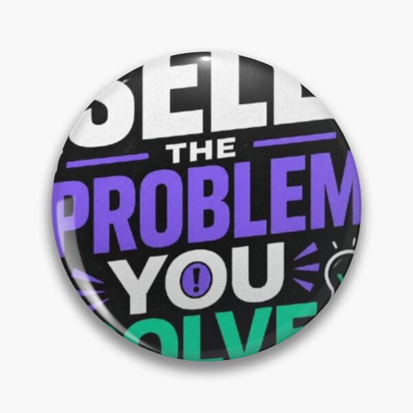 Item preview, Sell The Problem You Solve Workplace Tech Laptop Sticker designed and sold by DesignEpic22.