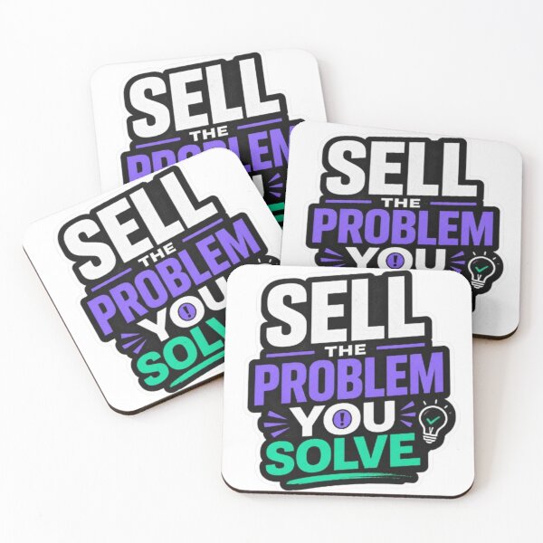 Item preview, Sell The Problem You Solve Workplace Tech Laptop Sticker designed and sold by DesignEpic22.
