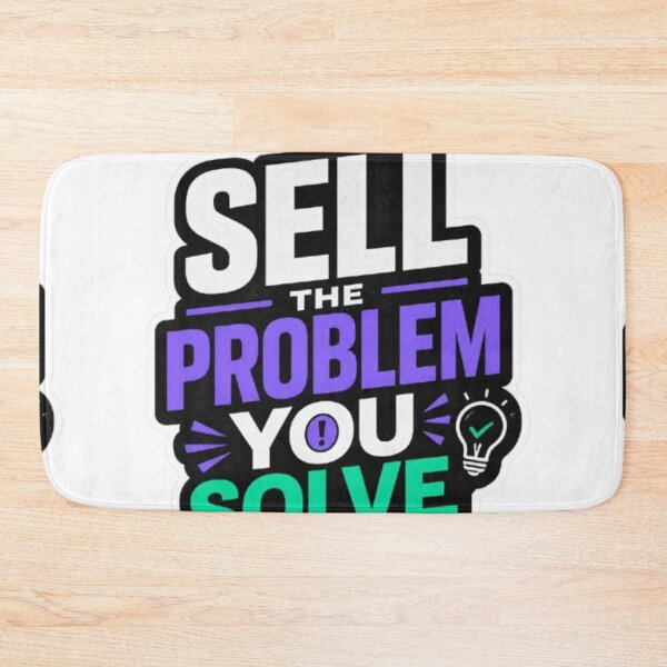 Item preview, Sell The Problem You Solve Workplace Tech Laptop Sticker designed and sold by DesignEpic22.