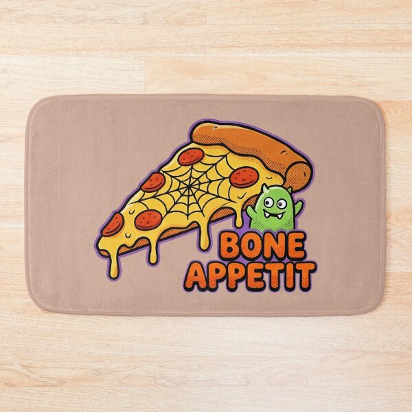 Item preview, Bone Appetit Spider Web Pepperoni Pizza Slice Halloween Graphic designed and sold by BKSARYLIFE.