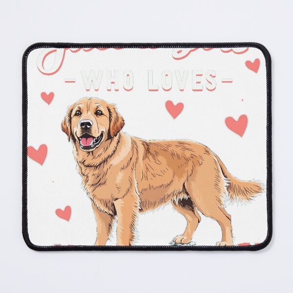 Item preview, Just A Girl Who Loves Golden Retrievers Dog Mom designed and sold by icm4639.