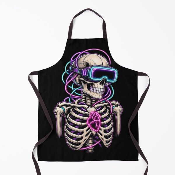 Item preview, Neon Cyberpunk Skeleton VR Gamer designed and sold by Interactive-Art.