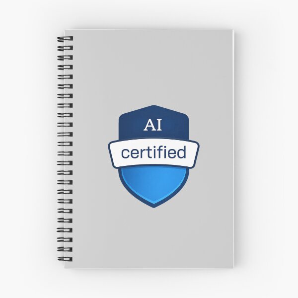 Item preview, AI Certified Badge Sticker | Artificial Intelligence Certification | Tech, Developer & AI Engineer Gift designed and sold by I am Certified.