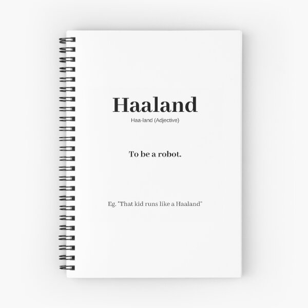 Item preview, Haaland Definition Funny  Sticker designed and sold by SilverlakeLove.