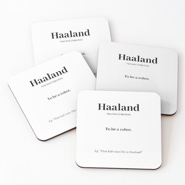Item preview, Haaland Definition Funny  Sticker designed and sold by SilverlakeLove.